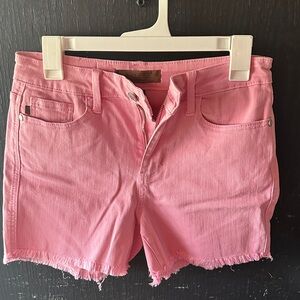 Judy Blue Pink Jean Shorts